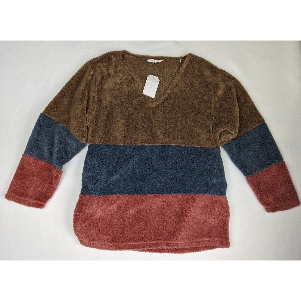 Culture Code Women's Sweater Size Small Plush Fuzzy Textured Pullover